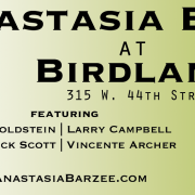 Anastasia Barzee at Birdland March 5, 2012 with an all-star band